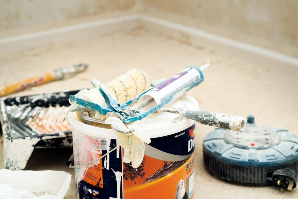 can of used paint